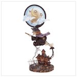 34619 Flying witch candleholder