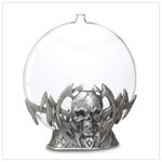 37937 pewter skull oil burner