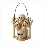 38227 skull candle holder