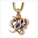 38225 abstract serpintine pendant