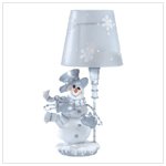 33749 snowman candle lamp