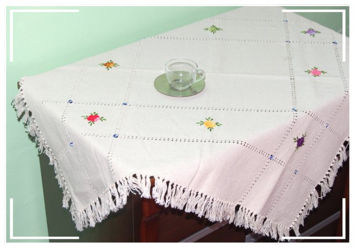 Turkish Handmade Elegant and Unique Tablecloth 12