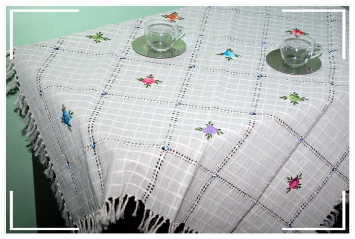 Turkish Handmade Elegant and Unique Tablecloth 9