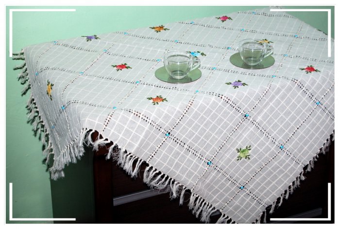 Turkish Handmade Elegant and Unique Tablecloth 10
