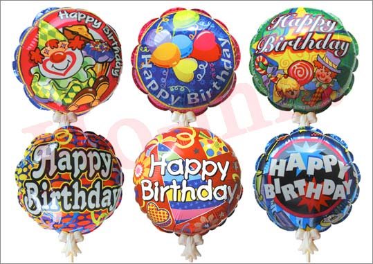 lot of 32 Birthday auto inflatable balloons