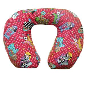 Traveling Toddler - Slumber Party- Minky Soft Luxury Travel Neck Wrap Pillow