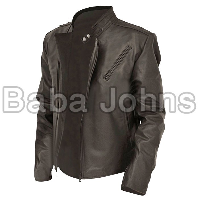 Iron man tony stark genuine leather jacket Quality Leather Jacket