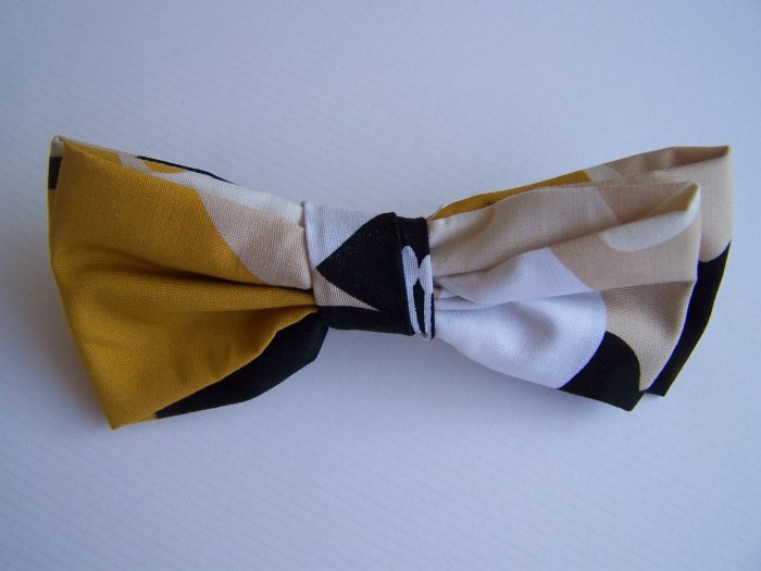 Brown Floral Hair Bow