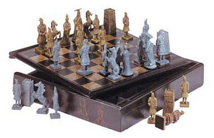 3410000: SALE: Chinese Warrior Chess Set