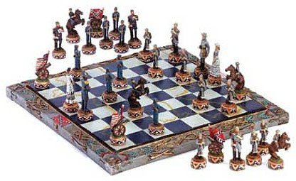 3473600: SALE: Civil War Chess Set