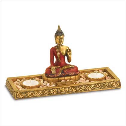 3777100: Buddha Candle & Incense Burner