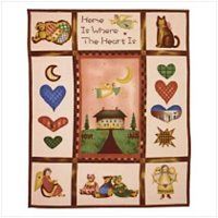 3566500: Country Comfort Fleece Blanket Throw - Home Decor