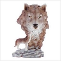 3140500: Timber Wolf with Wolf Head