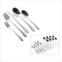 3874200: Wave Cascade 20 Piece Flatware Set