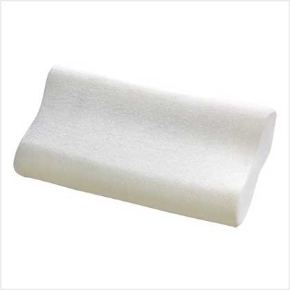 3872300: Memory Foam Contour Pillow with Washable Terry Cloth Cover