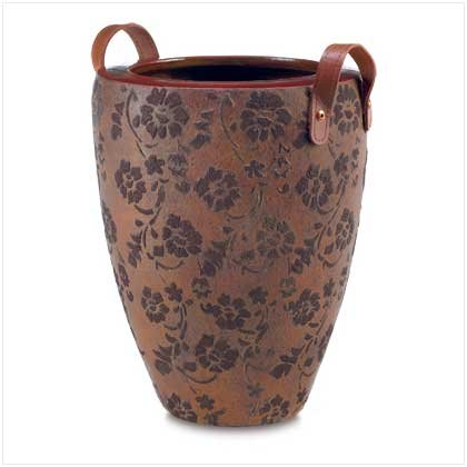 3861800: Nostalgic Handled Peony Planter Vase