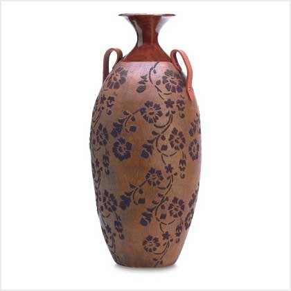 3861700: Nostalgic Peonies and Vines Handled Jug - Victorian Decor