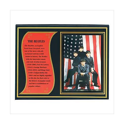 3927700: The Beatles Biography Plaque
