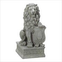 3862400: European Inspired Guardian Lion Statue