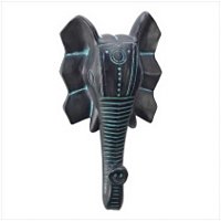 3915000: Elephant Wall Mask - African Theme Decor