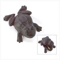 3905500: Old World Cast Iron Frog Key Hider