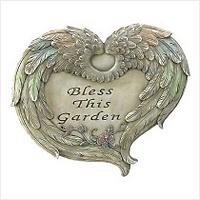 3907100: Garden Blessings Plaque Religious Decor