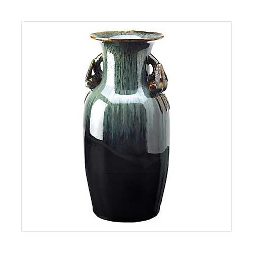 3926100: Beautiful Earthtone Grecian Olive Jar Vase - Pocelain