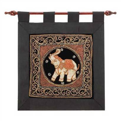 3996600: Beaded Elephant Tapestry