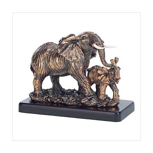 3898700: A Mothers Love Elephant Statue