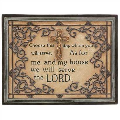 1304400: Inspirational Prayer Plaque - Religious Decor