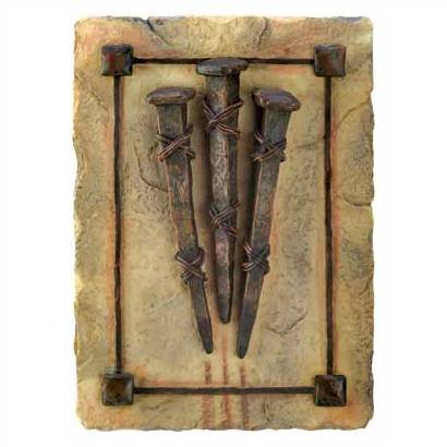 1314100: Amazing Love Nails Plaque - Religious Decor