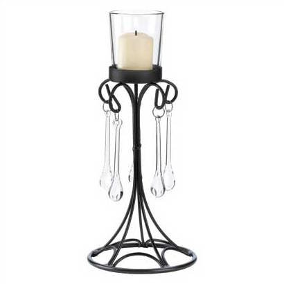 1256100: Jeweled Teardrop Votive Stand