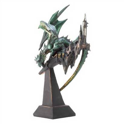 1270300: Emerald Dragon Statue