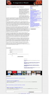 Congestive Heart Adsense Integrated Website