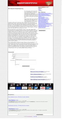 Drop Shipping Adsense Integrated Website