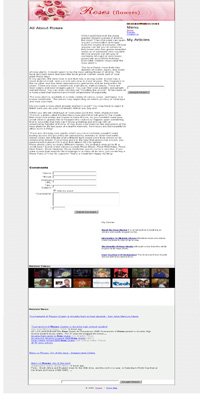 Roses Adsense Integrated Website