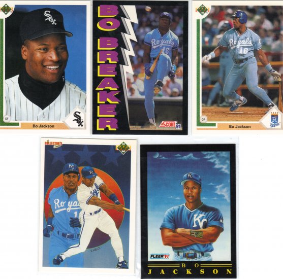 (8) Bo Jackson Cards