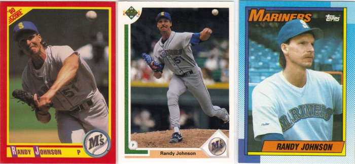(11) Randy Johnson Cards