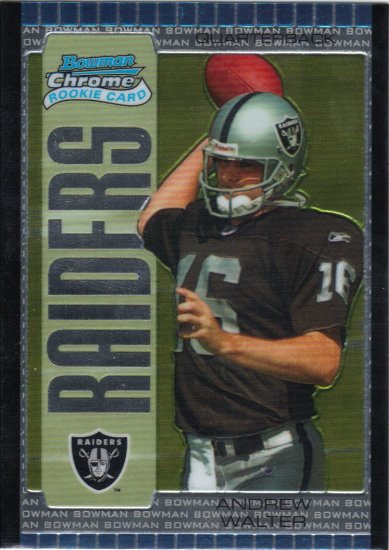 05Andrew Walter Bowman Chrome RC Raiders/Arizona St.