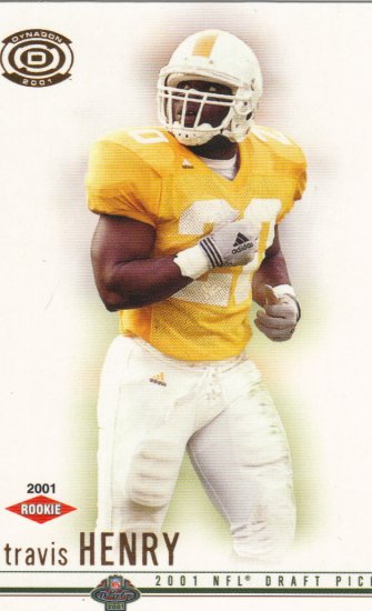 01 Travis Henry DYNAGON Rookie / UT Volunteers