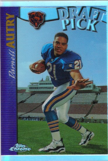 97 Darnell Autry Topps Chrome Rookie Refractor