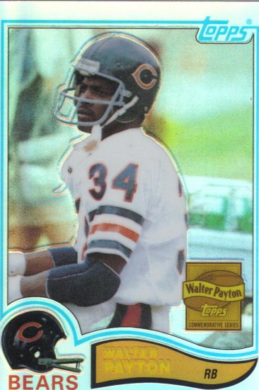 Topps Walter Payton Commemortive Series Refractor #302