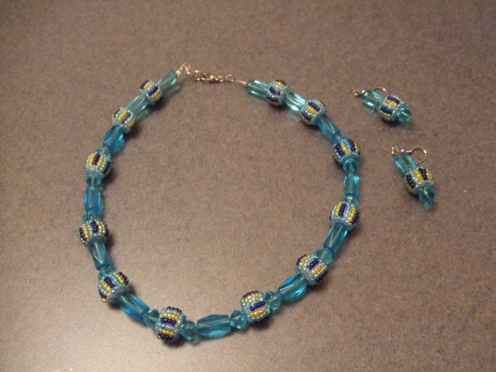 Light Aqua Blue necklace