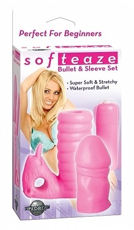 Softeaze Bullet & Sleeve Set - Pink