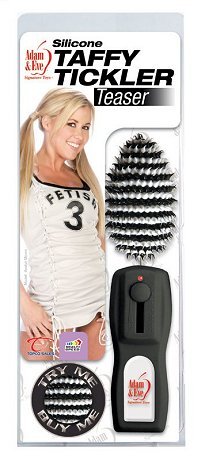 Silicone Taffy Tickler Teaser - Black