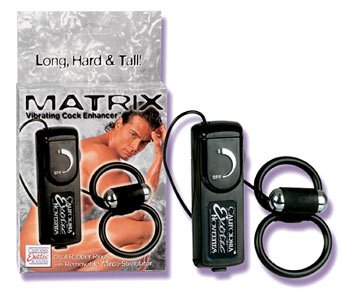 Matrix Vibrating Cock Enhancer - Black
