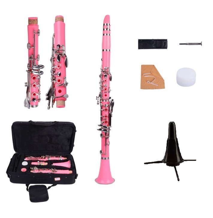 New Bb Pink with Case and Free Stand