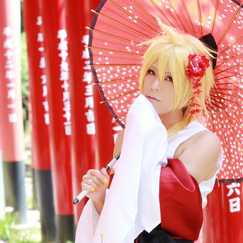 VOCALOID Kagamine Len short gold wig cosplay wig