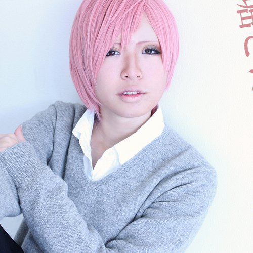 Horimiya Hori-san to Miyamura-kun Akane Yanagi short pink cosplay wig