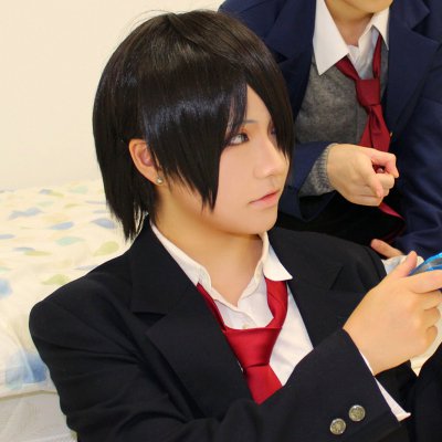 Rainbow Days Naoe Tsuyoshi short black cosplay wig